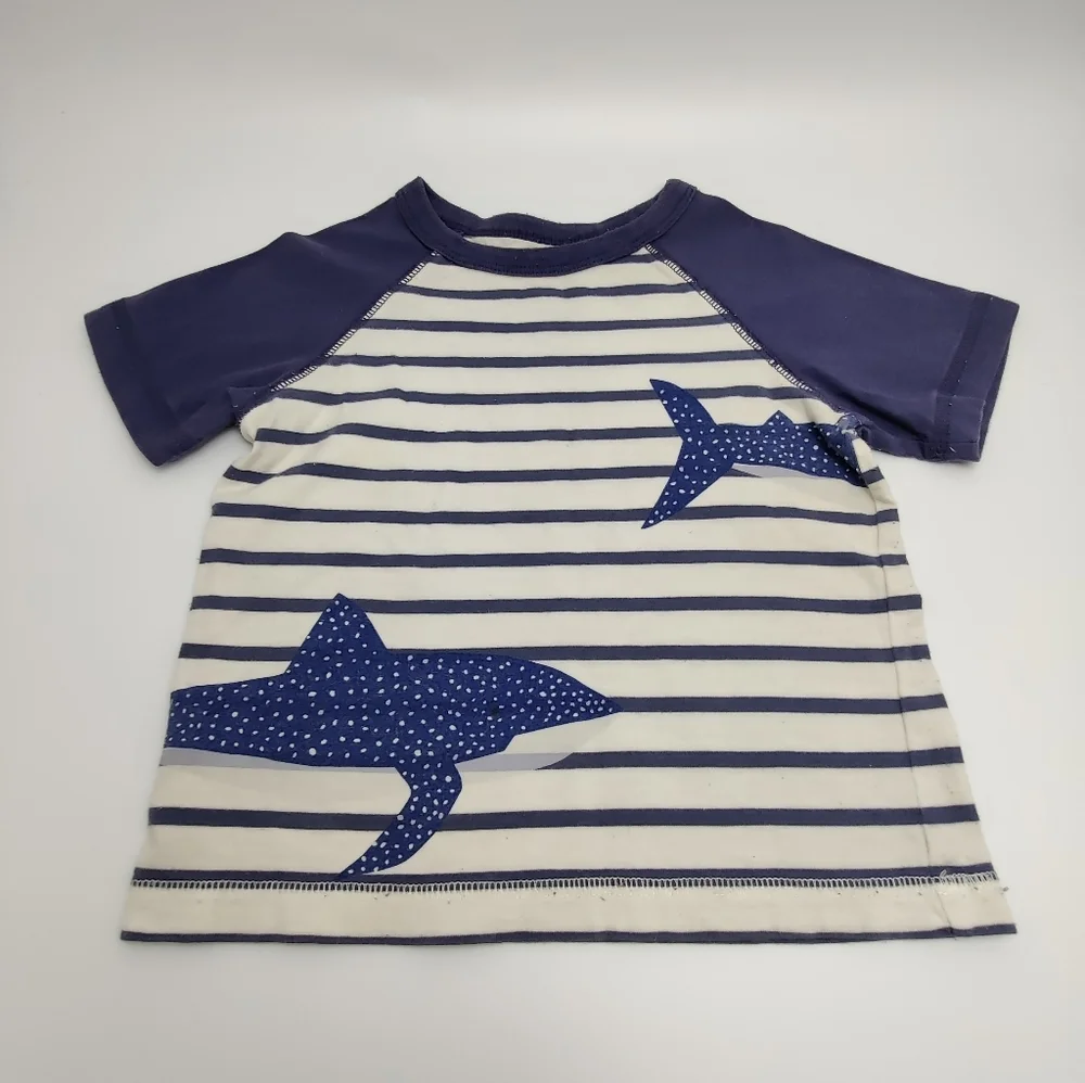 Tea Collection Shark Raglan T-shirt - Picture 1 of 6